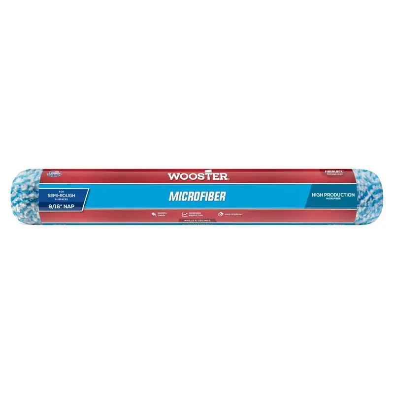 Wooster Microfiber 18 in. W X 9/16 in. Paint Roller Cover 1 pk Hot Deal