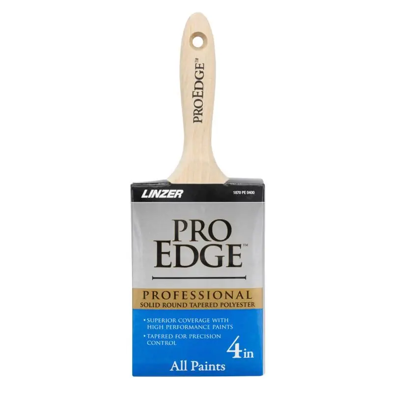 Big Sale Linzer Pro Edge 4 in. Flat Paint Brush