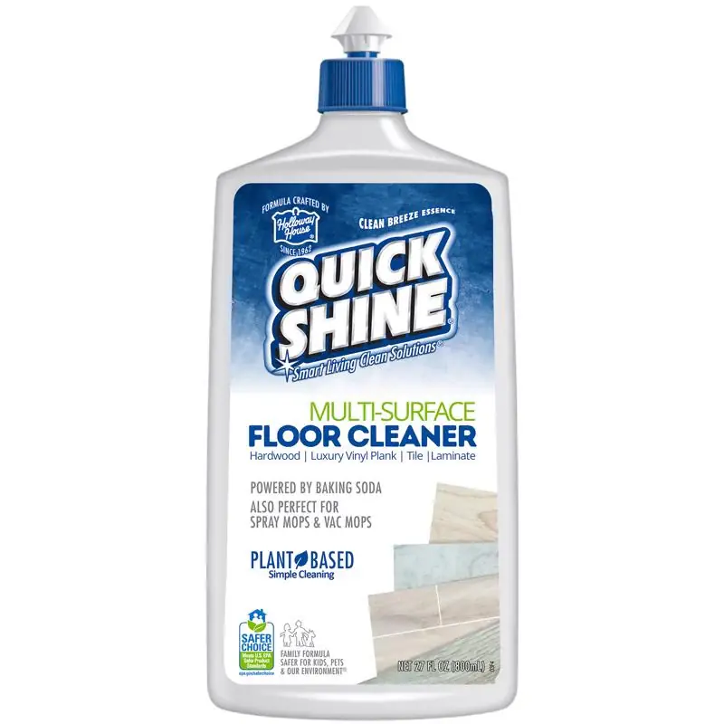 Holloway House Quick Shine Fresh Scent Multi-Surface Floor Cleaner Liquid 27 oz, Pack of 6 Direct From Factory