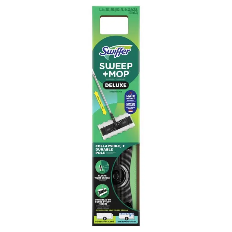 Discount Swiffer Sweeper Deluxe 10 in. W Mop Kit
