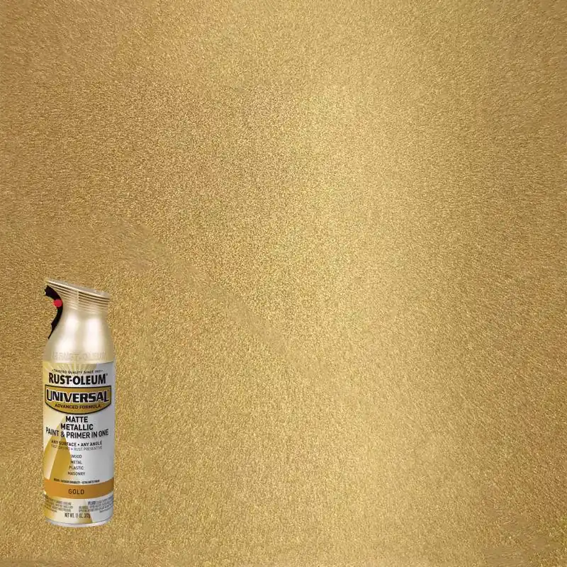 Markdown Rust-Oleum Universal Metallic Gold Metallic Spray Paint 11 oz, Pack of 6