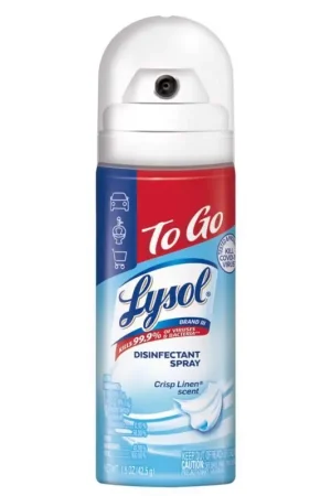 Price Drop Lysol Crisp Linen Scent Disinfectant 1.5 oz 1 pk, Pack of 12