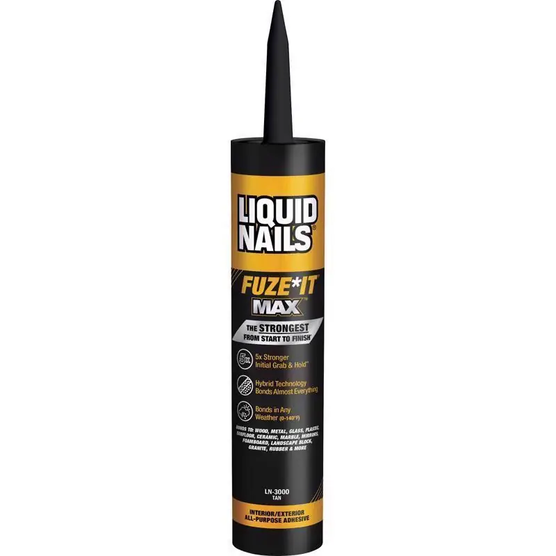 Deal Liquid Nails All Purpose Construction Adhesive 9 oz, Pack of 12