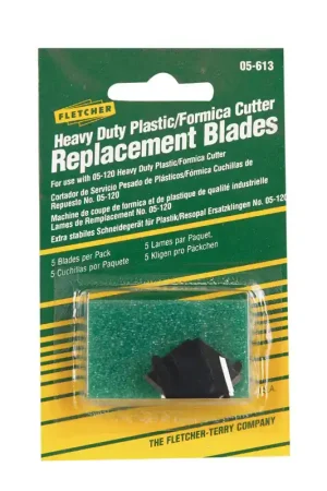 Fletcher-Terry Steel Heavy Duty Replacement Blade 0.33 in. L 5 pc Trending
