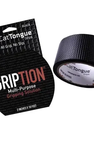 CatTongue Grips Gription Black Anti-Slip Tape 2 in. W X 10 ft. L 1 pk Budget