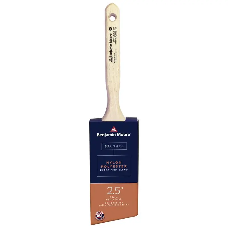 Instant Buy Benjamin Moore 2-1/2 in. Extra Stiff Angle Sash Paint Brush, Pack of 6