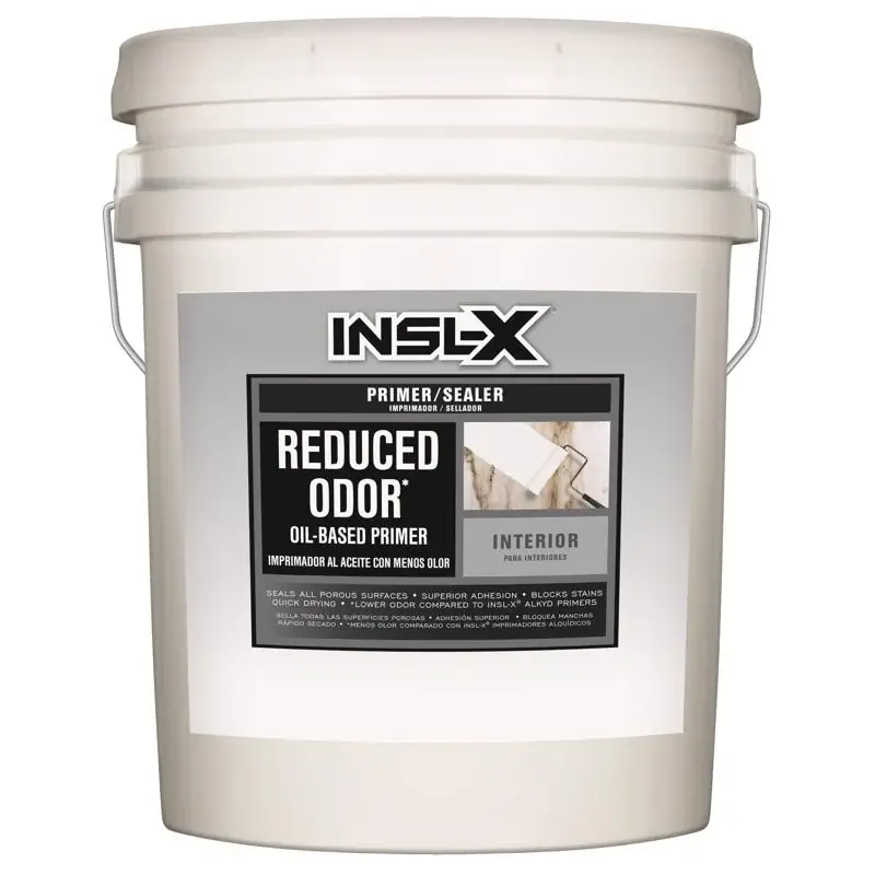 Time-Limited Insl-X Reduced Odor White Flat Oil-Based Alkyd Primer and Sealer 5 gal
