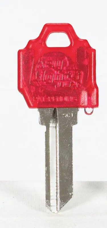 Super Sale Giant Concepts LLC Keylights Red Head House Key Blank w/Flashlight Single For Schlage/Baldwin Locks, Pack of 10