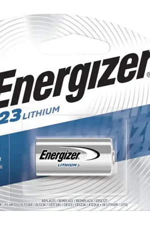 Energizer Lithium 123 3 V Camera Battery 1 pk, Pack of 6 Premium