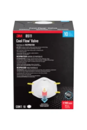 3M N95 Paint Sanding Cup Disposable Respirator Pro-Series Valved White 10 pc Super Sale