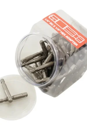 Affordable Best Way Tools Hex/Square 1/4 in. X 2 in. L Socket Adapter Carbon Steel 100 pc
