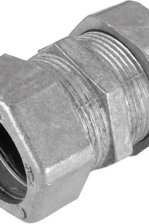 Affordable Sigma Engineered Solutions ProConnex 1-1/2 in. D Zinc-Plated Steel Rain-Tight Compression Coupling F