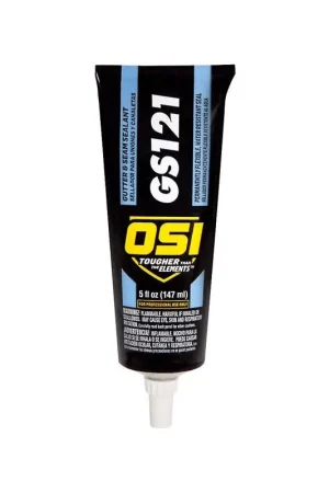 OSI GS121 White Synthetic Rubber Gutter and Seam Sealant 5 oz, Pack of 24 Luxury