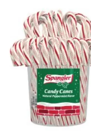 In Demand Spangler Peppermint Candy Cane 1 each, Pack of 60