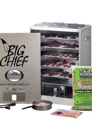 Buy Direct Smokehouse Big Chief Electric Outdoor Cooker Silver