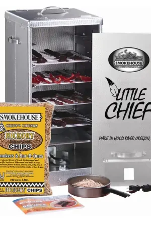 Time-Limited Smokehouse Little Chief Electric Grill and Smoker Silver