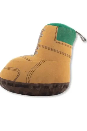 Pet Shop by Fringe Studio For Dog Brown/Green Plush Watch Your Step Dog Toy 1 pk Sale