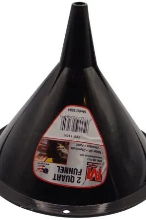 Midwest Can Black 7 in. H Polyethylene 2 qt Funnel Hot Picks