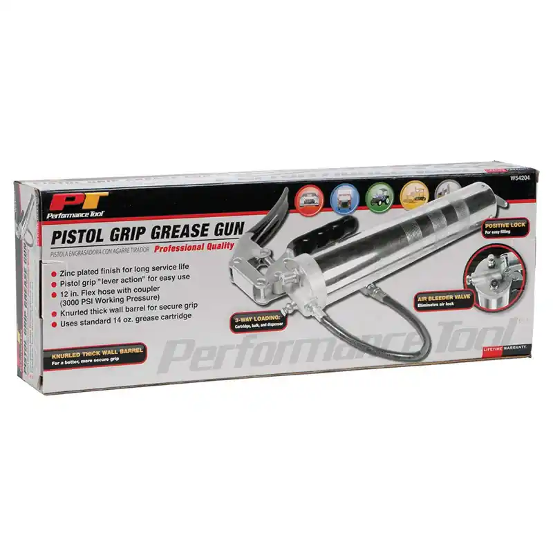 Buy Online Performance Tool Pro Manual Grease Gun 14 oz
