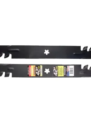 Next Day Delivery MaxPower 42 in. Mulching Mower Blade Set For Riding Mowers 2 pk