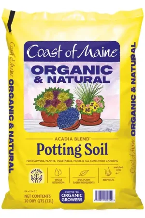 Special Discount Coast of Maine Acadia Organic Flower and Vegetable Potting Mix 20 qt