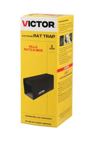 Top Rated Victor Medium Electronic Animal Trap For Rats 1 pk
