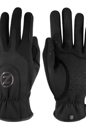 Zero Friction One Size Fits All Silicone Black Gloves Premium