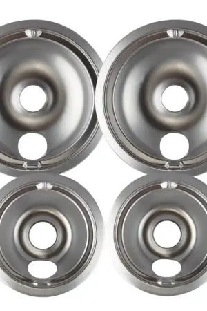 Range Kleen Chrome Drip Bowls 8 in. W X 8 in. L Direct From Factory