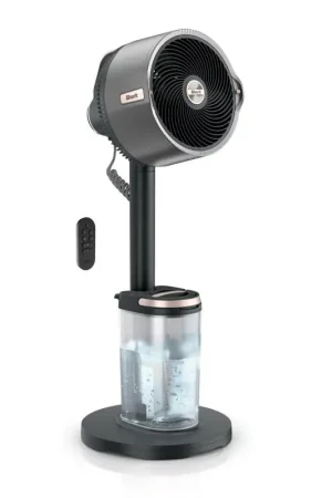 Shark FlexBreeze 36.77 in. H 5 speed Oscillating Tabletop Misting Fan Remote Control Best Price