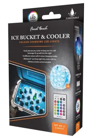 Markdown Final Touch Clear Plastic Color Changing Cooler LED Lights