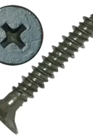 Buy Direct Grip-Rite No. 8 wire X 1-1/4 in. L Phillips Wafer Head Coarse Cement Board Screws
