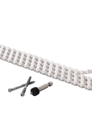 Factory Price Kleer Cortex No. 7 acre X 2 in. L Hex Drive Hex Head Self Tapping Trim Screws with Plugs