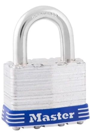 Hot Deal Master Lock 1-5/16 in. H X 1 in. W X 1-3/4 in. L Laminated Steel Ball Bearing Locking Exterior Padlo