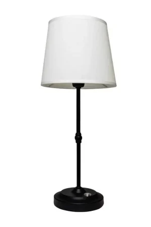 Galena 16.9 in. Matte Black Table Lamp Express Delivery