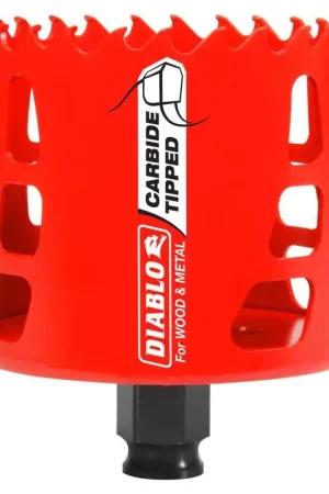 Best Choice Diablo Snap-Lock Plus 3 in. Carbide Tipped 2-3/8 in. L X 3/8 in. D Hole Saw