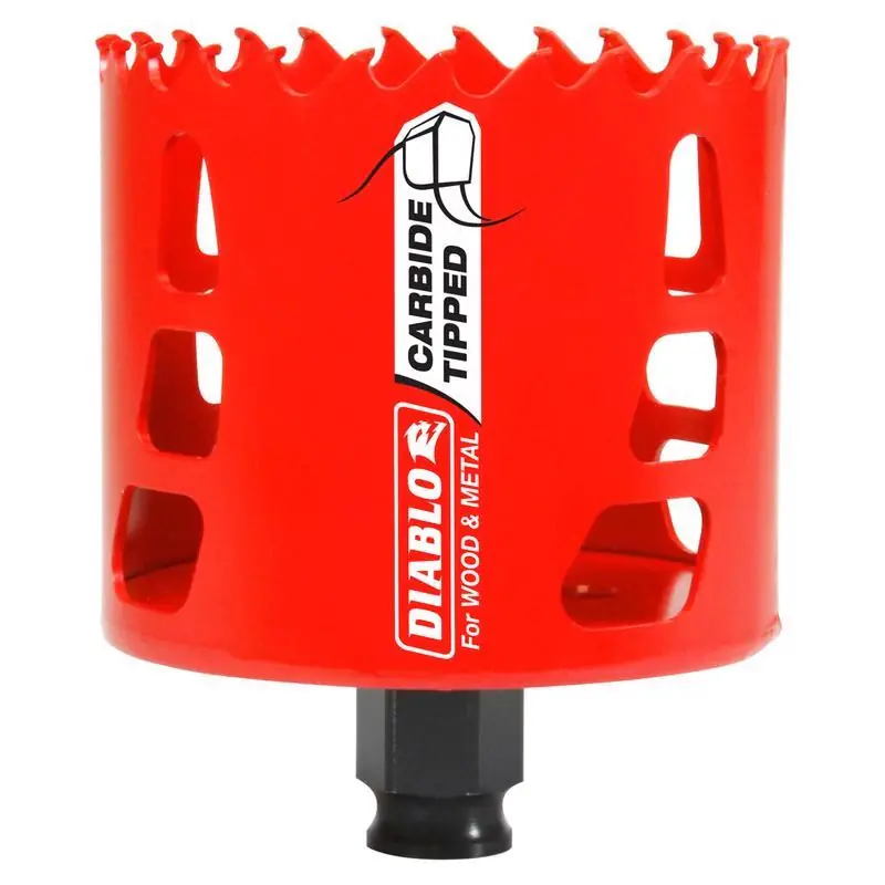 Best Choice Diablo Snap-Lock Plus 3 in. Carbide Tipped 2-3/8 in. L X 3/8 in. D Hole Saw