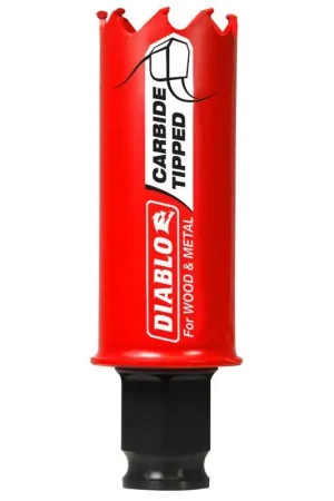Top Pick Diablo Snap-Lock Plus 1-1/16 in. Carbide Tipped 2-3/8 in. L X 3/8 in. D Hole Saw