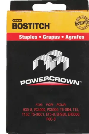 Affordable Bostitch STCR-Style 7/16 in. W X 1/4 in. L 18 Ga. Power Crown Staples 6000 pk