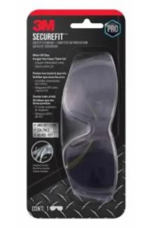 3M SecureFit Anti-Fog Safety Glasses Gray Lens Black Frame 1 pc Buy Online
