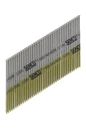 While Supplies Last Senco 2-1/2 in. L X 15 Ga. Angled Strip Galvanized Finish Nails 34 deg 3000 pk