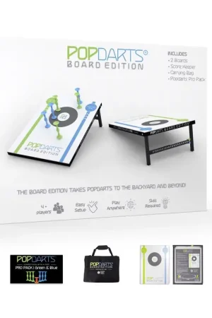 Popdarts Tourney Boards Set Green/Blue Get Yours