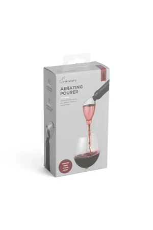 Rabbit ABS Aerating Wine Pourer, Pack of 8 Next Day Delivery