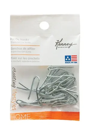 Brand New Kenney Silver Traditional/Transitional Pin On Hook n/a in. L