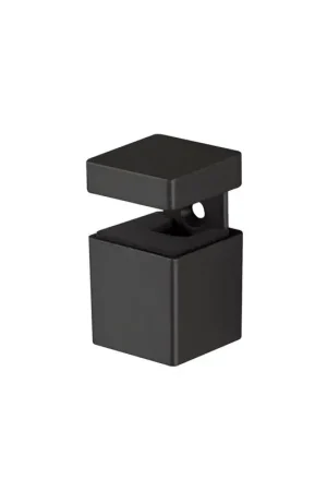 Dolle Bloc 2.5 in. H X 1.3 in. W X 1.3 in. D Black Metal Shelf Clips, Pack of 5 Last Chance