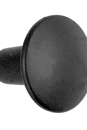 Acorn Contemporary Round Cabinet Knob 1-3/8 in. D 1 in. Iron Black 1 pk Sale