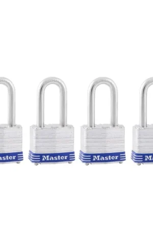 Get Yours Master Lock 1-9/16 in. W Steel Pin Tumbler Exterior Padlock