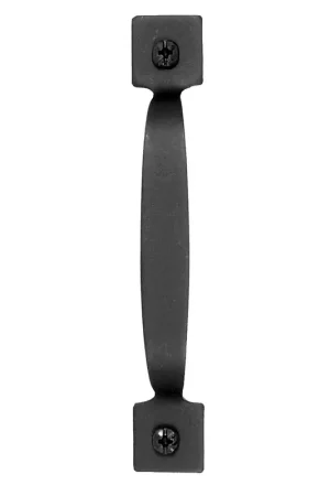 Acorn Rustic Traditional Square Pull Square Cabinet Pull 4 in. Iron Black Black 1 pk Discount