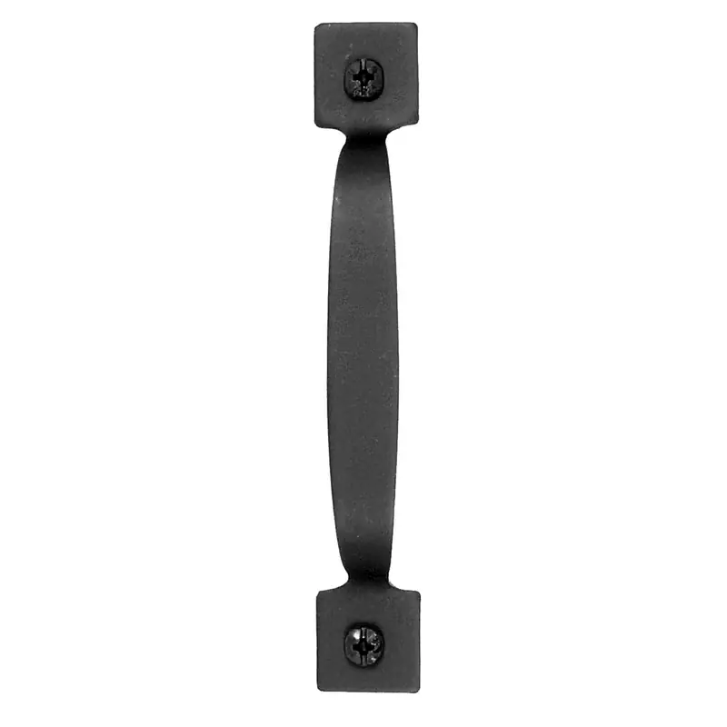 Acorn Rustic Traditional Square Pull Square Cabinet Pull 4 in. Iron Black Black 1 pk Discount