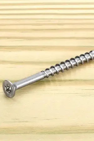 Clearance Starborn Deckfast No. 8 X 2 in. L Silver Star Flat Head Deck Screws 500 pk