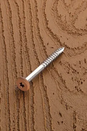 Budget Starborn Deckfast No. 9 X 1-7/8 in. L Brown Star Pan Head Fascia Screws 100 pk